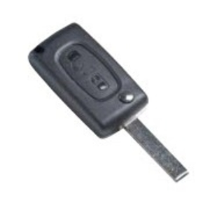 Peugeot lege behuizing 2 knops