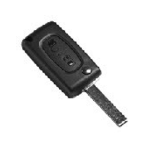 Peugeot lege behuizing 2 knops