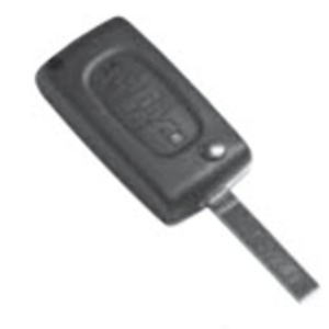 Peugeot lege behuizing 3 knops