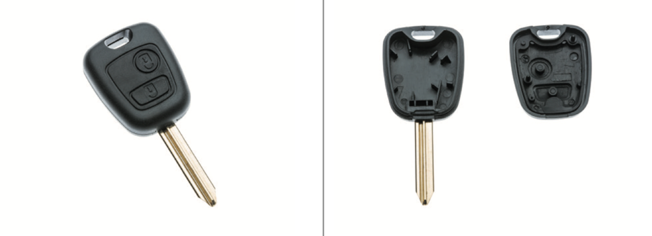 Citroën empty housing 2 buttons