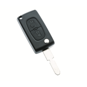 Peugeot lege behuizing 2 knops